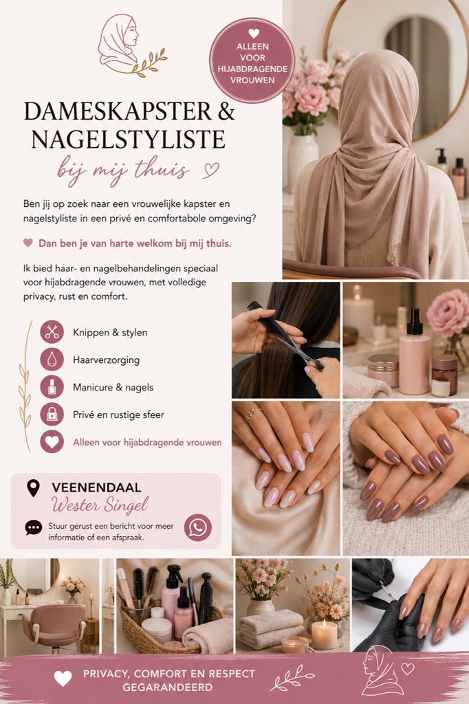 Kapster allen voor hijabdragende vrouwen