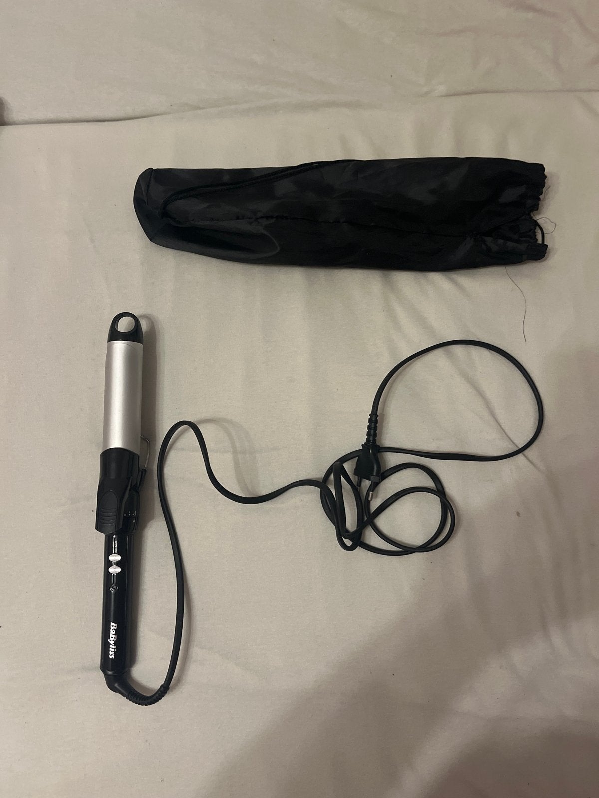 BaByliss krultang met opbergzakje, Ophalen of Verzenden, Zo goed als nieuw, Haarverzorging