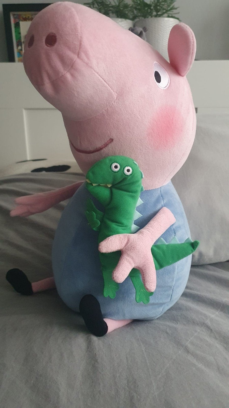 Peppa Pig George knuffel - 38 cm, Overige typen, Ophalen of Verzenden, Middelgroot (20 tot 80 cm), Peppa Pig