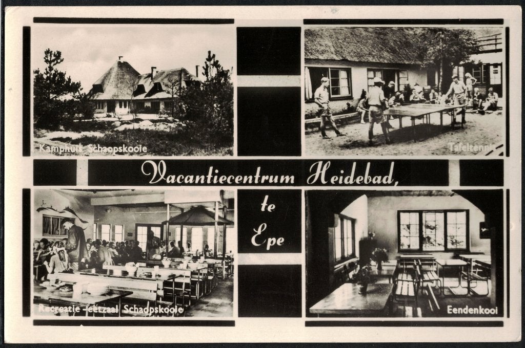 Epe, Vacantiecentrum Heidebad. 1959., Ophalen of Verzenden, 1940 tot 1960, Gelopen, Gelderland