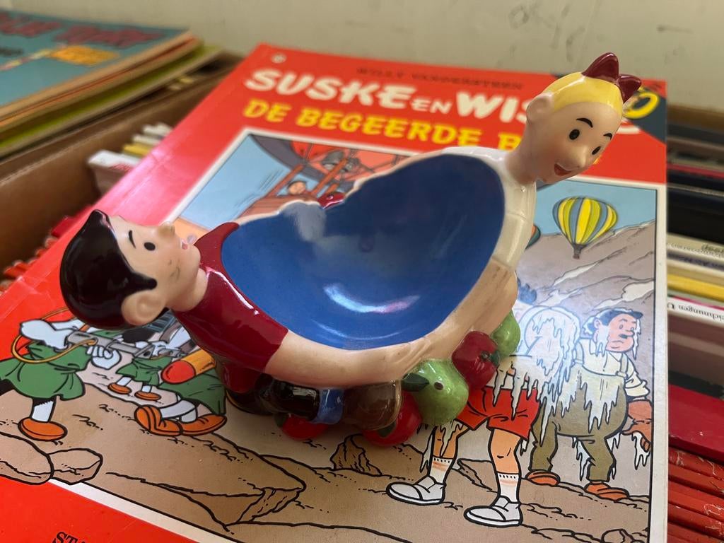 Suske en Wiske beeldje fruitmasters, Verzamelen, Ophalen of Verzenden, Suske en Wiske, Zo goed als nieuw, Beeldje of Figuurtje