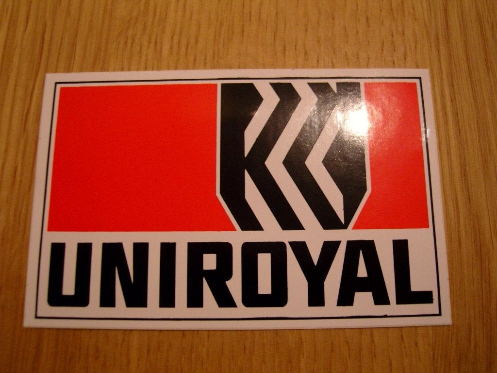 sticker UNIROYAL  Banden *, Ophalen, Zo goed als nieuw