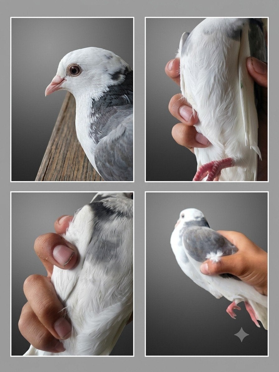 Oud-Hollandse Kapucijn, Dieren en Toebehoren, Vogels | Duiven, Overige soorten, Mannelijk