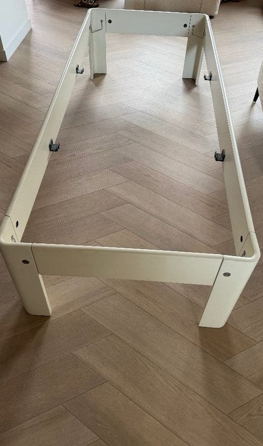 Auping Auronde senior bed, Ophalen, Eenpersoons, Wit, Zo goed als nieuw