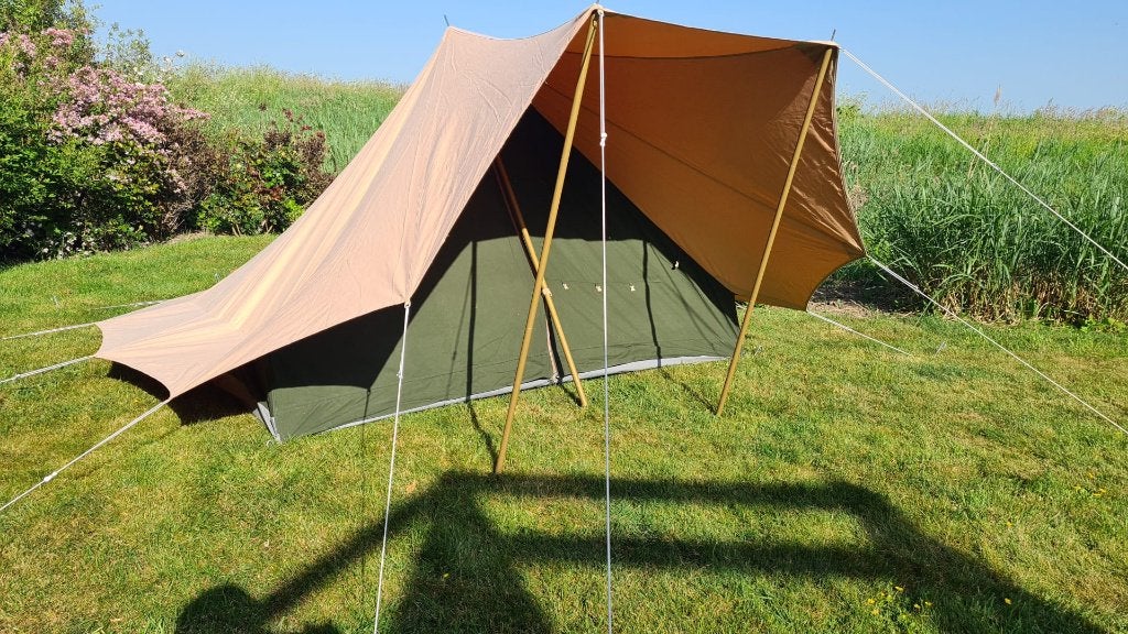 De Waard Koningsstern 6 weken gebruikt met zijscherm IZGS, Caravans en Kamperen, Tenten, Ophalen, Zo goed als nieuw, Tot en met 2