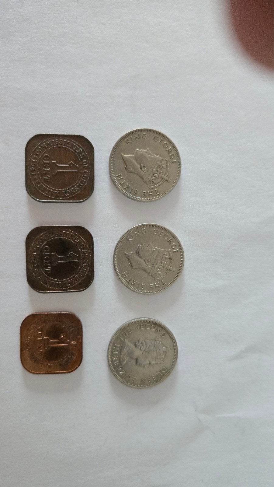 munten Groot-Brittannië koloniën Azië, Ophalen of Verzenden, Buitenland, Munten