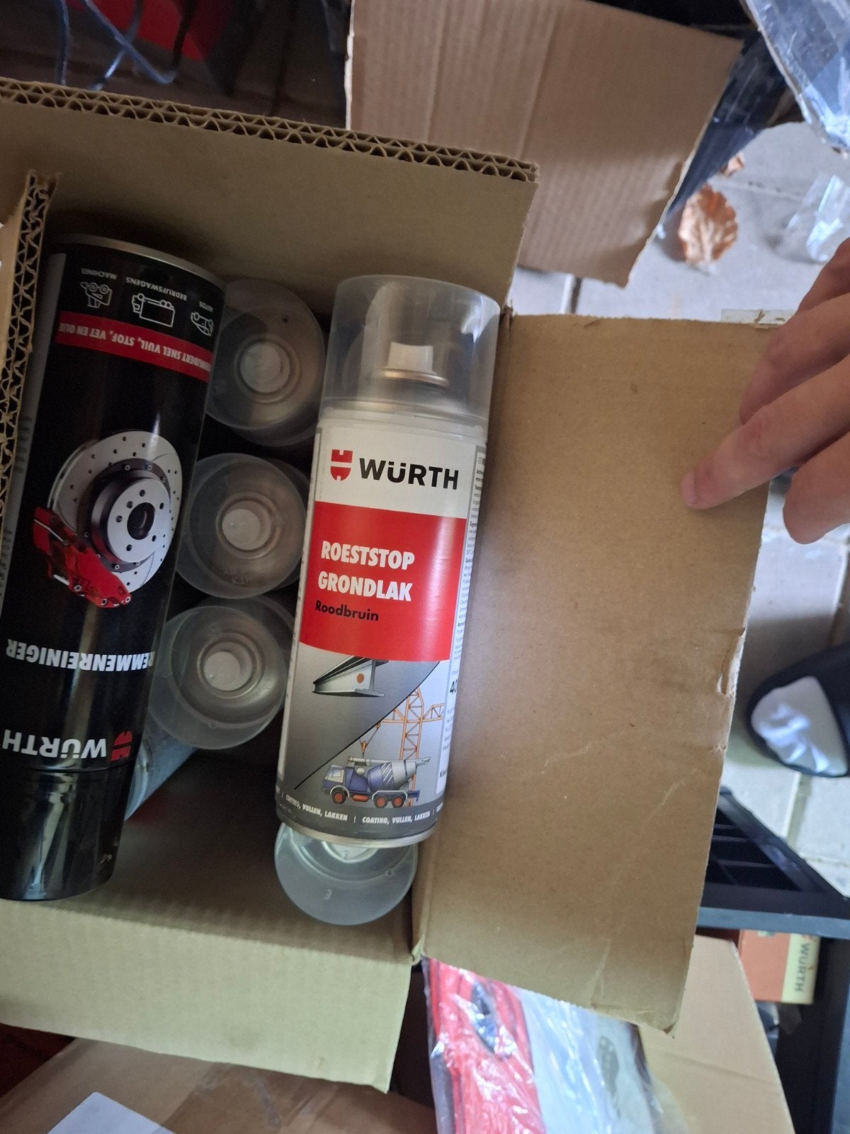 partij ongebruikte wurth producten incl tangen bouten moeren, Ophalen of Verzenden, Nieuw, Wit