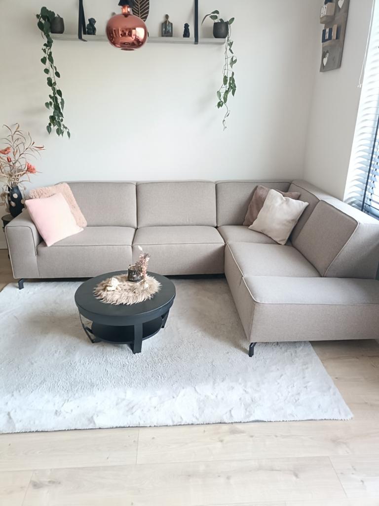 Z.G.A.N. Hoekbank beige., Ophalen of Verzenden, Zo goed als nieuw