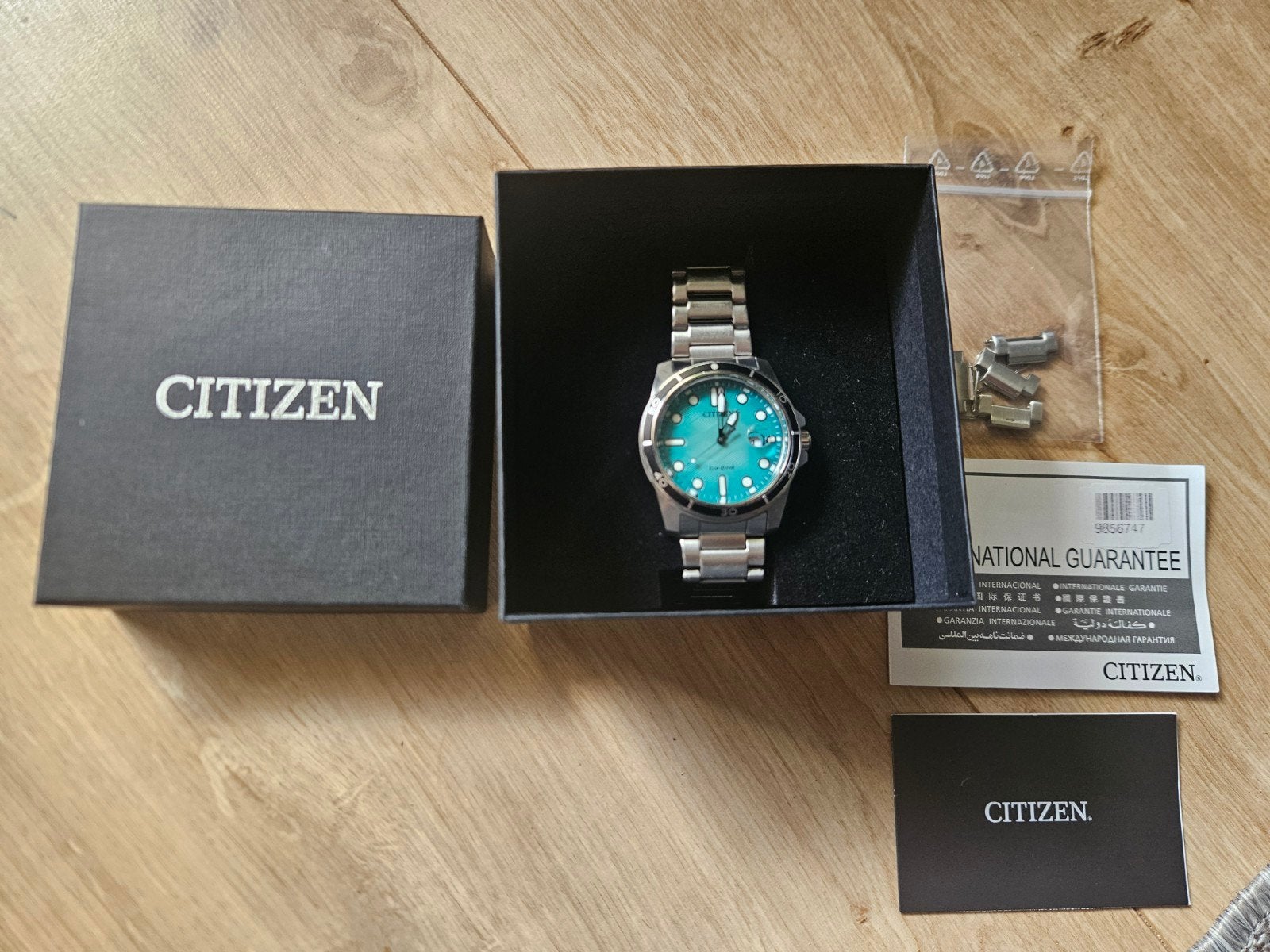 Citizen Eco-Drive Solar j810-0084w03, Staal, Staal, Ophalen of Verzenden, Zo goed als nieuw