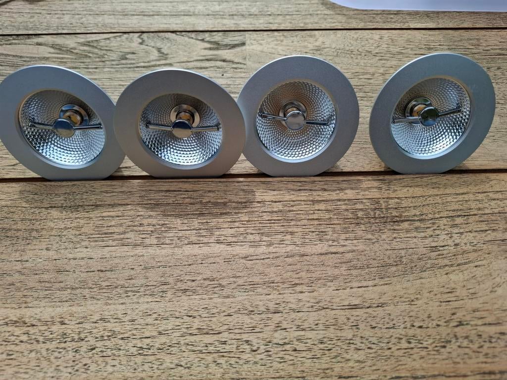 4x Noxion LED Solf AR70 7W 2700K Inbouwspots, Ophalen of Verzenden, Zo goed als nieuw, Plafondspot of Wandspot
