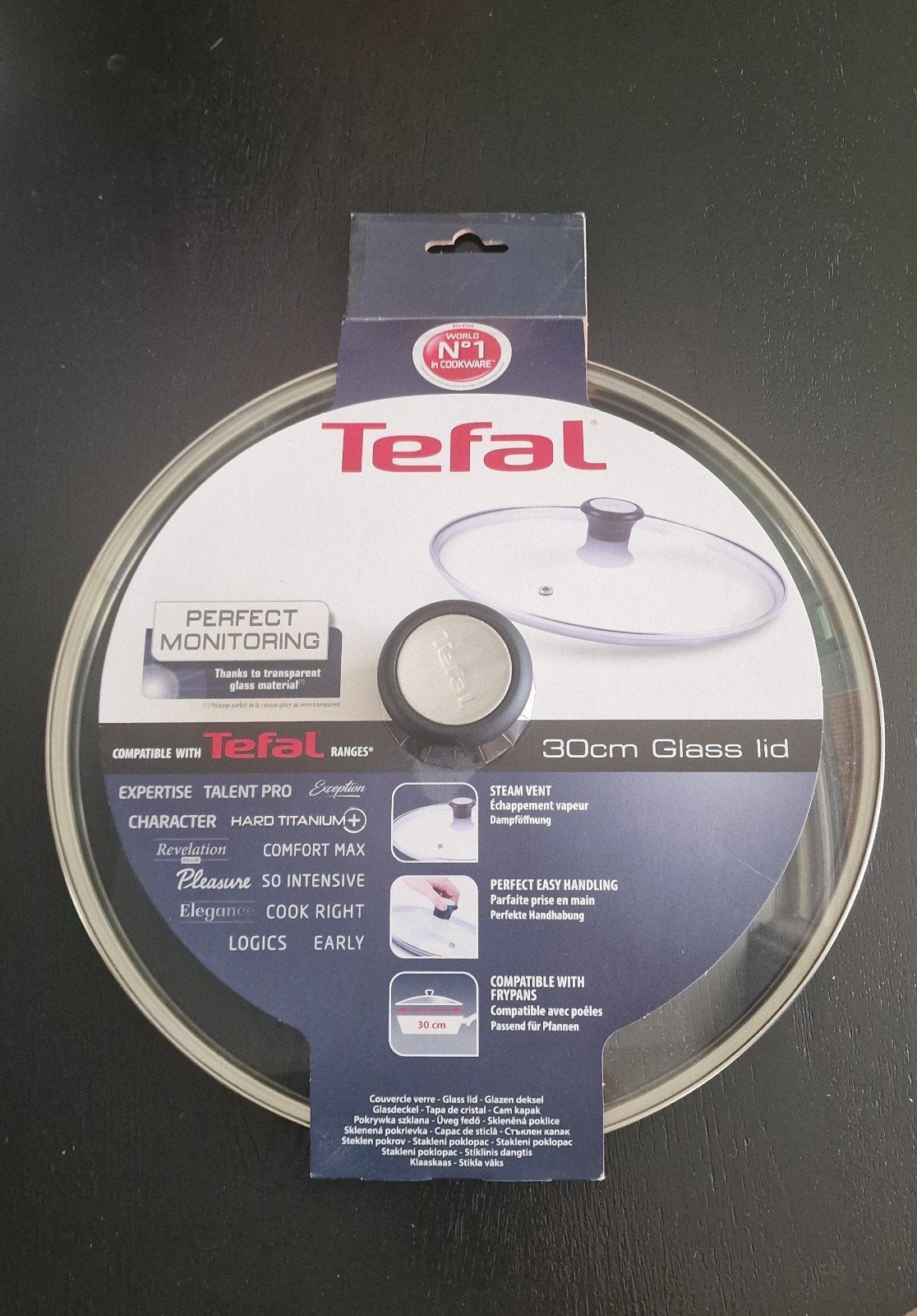 Tefal Glazen Deksel 30 cm - Perfect Monitoring, Ophalen, Nieuw