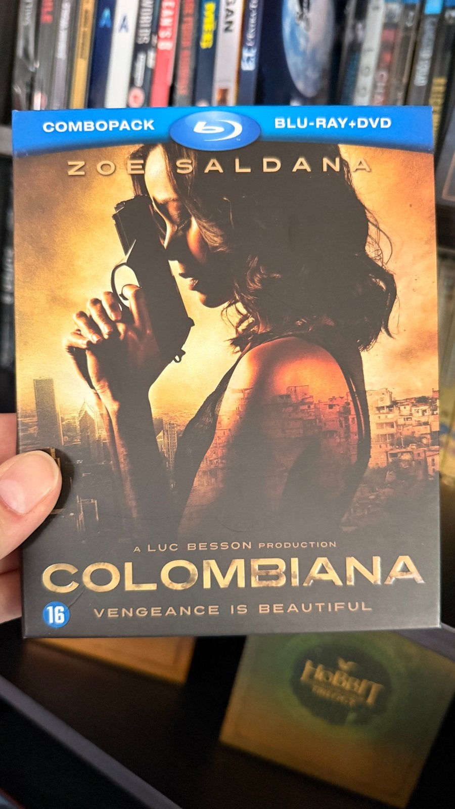 Colombiana Blu-ray + DVD Combopack - Zoe Saldana, Cd's en Dvd's, Vanaf 16 jaar, Ophalen of Verzenden, Zo goed als nieuw, Actiethriller
