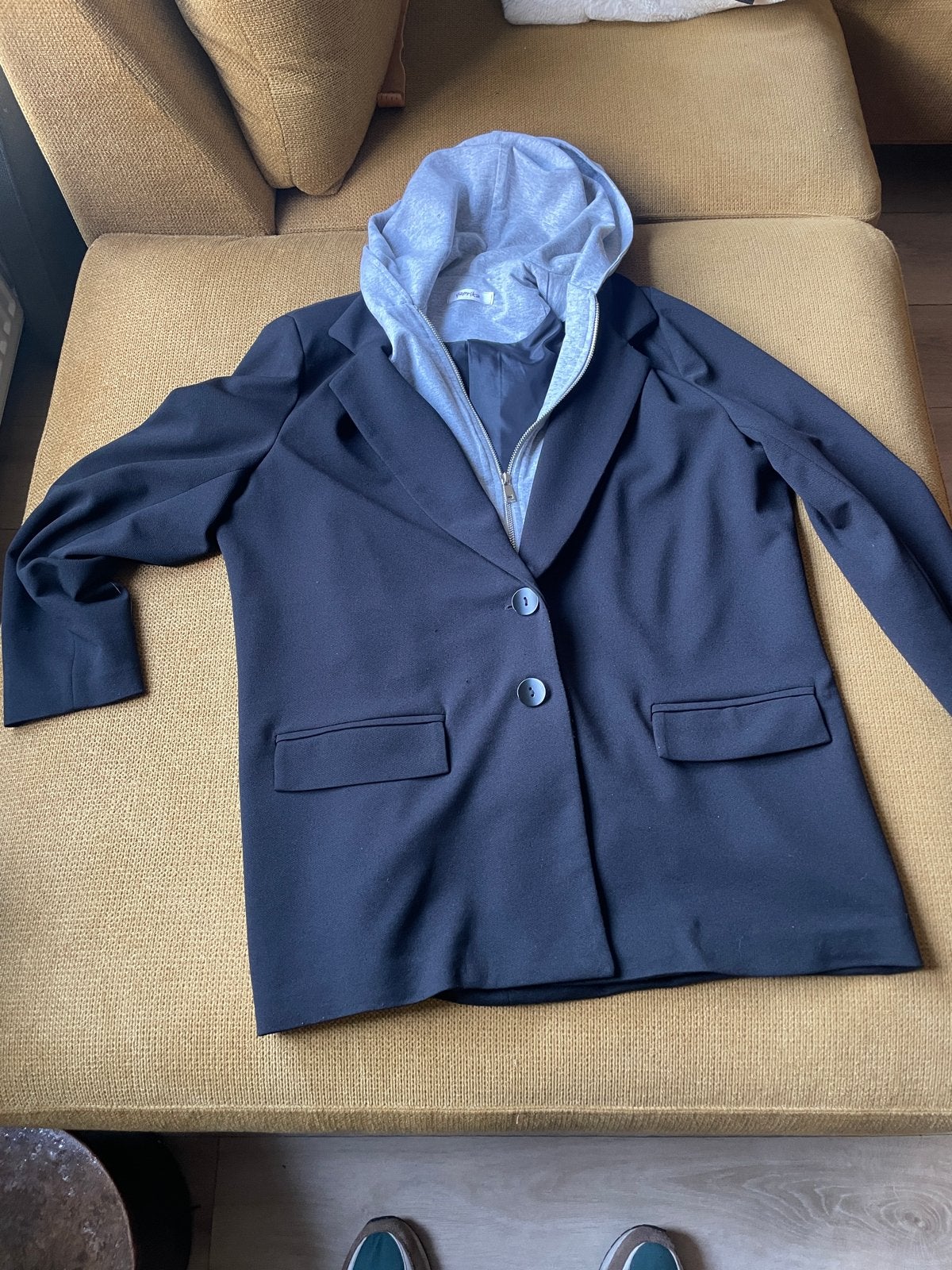 Paprika Blazer met capuchon - Maat 44, Ophalen of Verzenden, Zo goed als nieuw, Maat 42/44 (L), Zwart