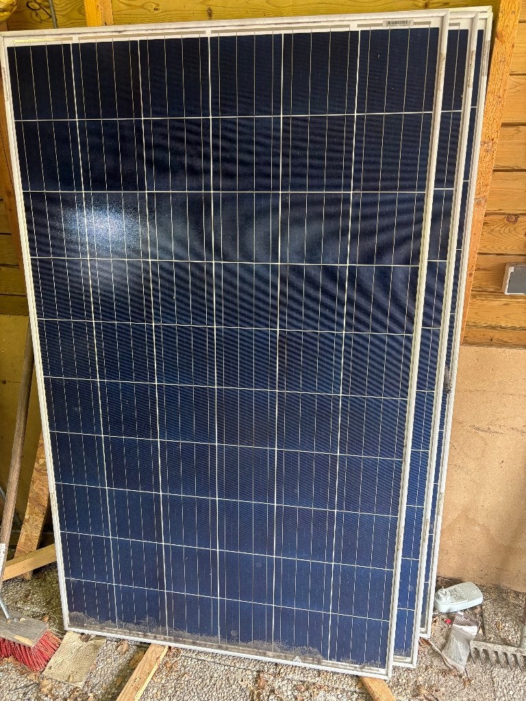 6 Zonnepanelen, Doe-het-zelf en Verbouw, Zonnepanelen en Toebehoren, Ophalen, Gebruikt, Paneel, 200 wattpiek of meer