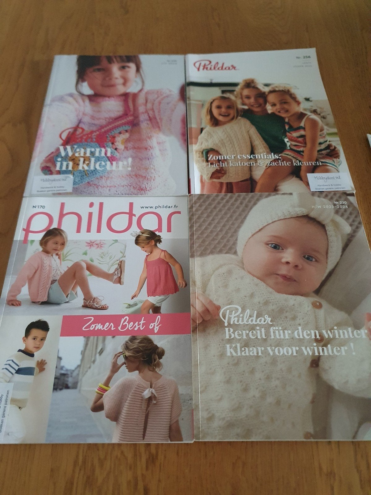 Phildar brei- en haakboeken - diverse edities, Ophalen of Verzenden, Gebruikt, Breien of Haken, Patroon of Boek