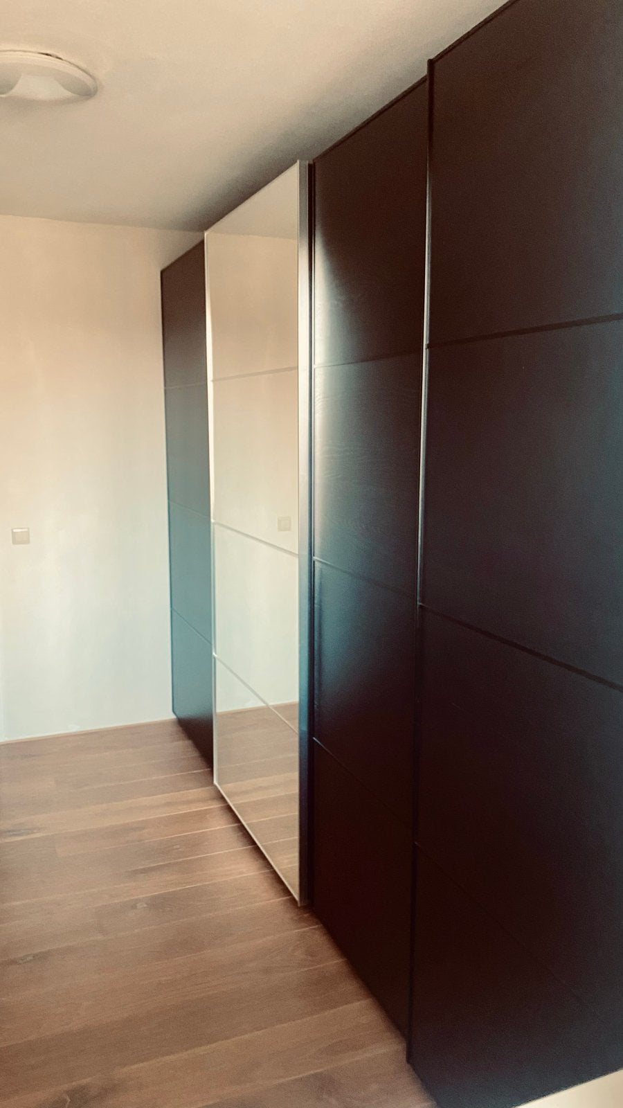 Kledingkast met spiegeldeur, Huis en Inrichting, Ophalen, Gebruikt, 200 cm of meer, 150 tot 200 cm