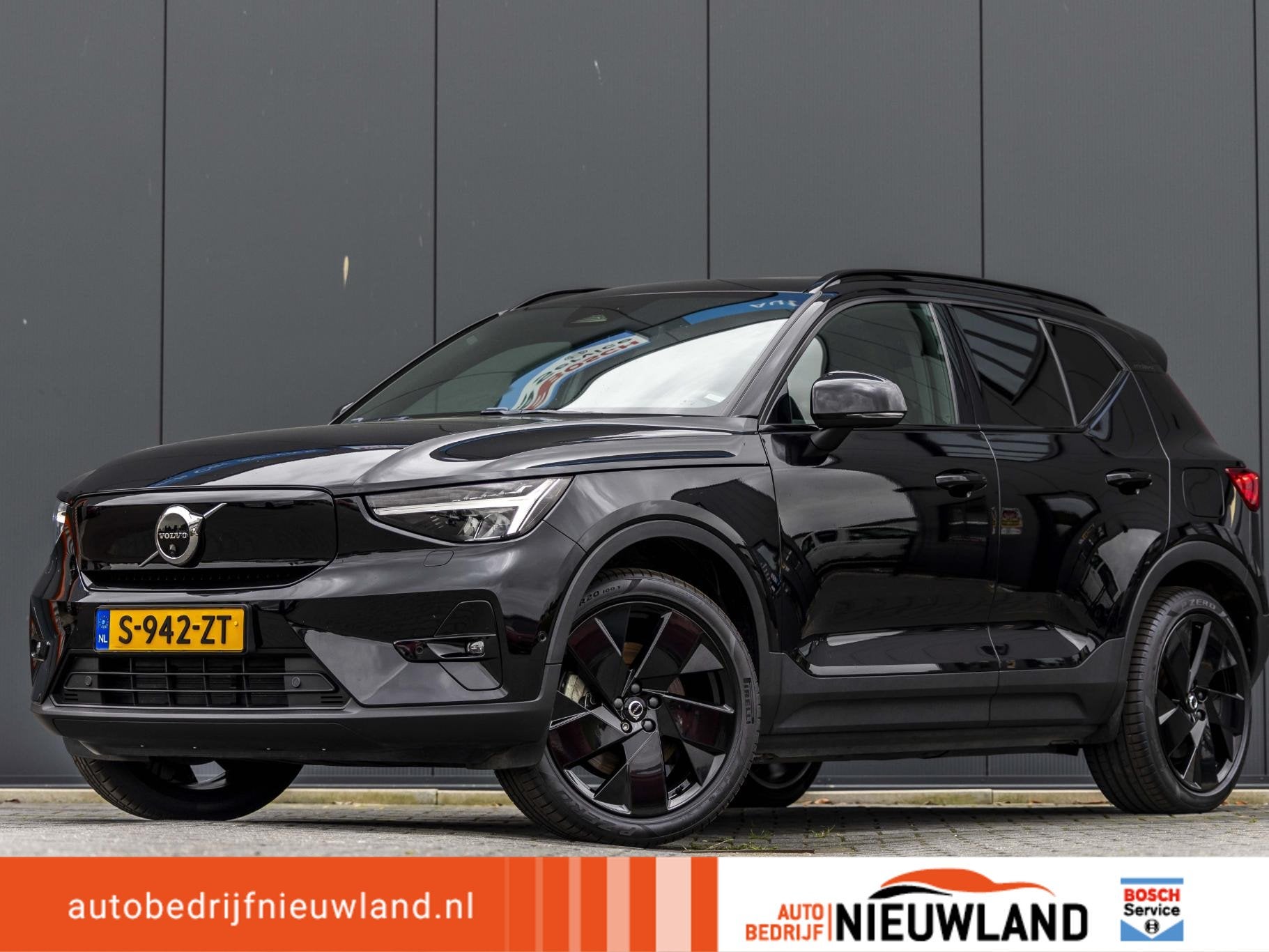 Volvo XC40 Recharge Ultimate 70 kWh Warmtepomp|trekhaak|stoe, Auto's, Dealer onderhouden, Gebruikt, Zwart, 420 min