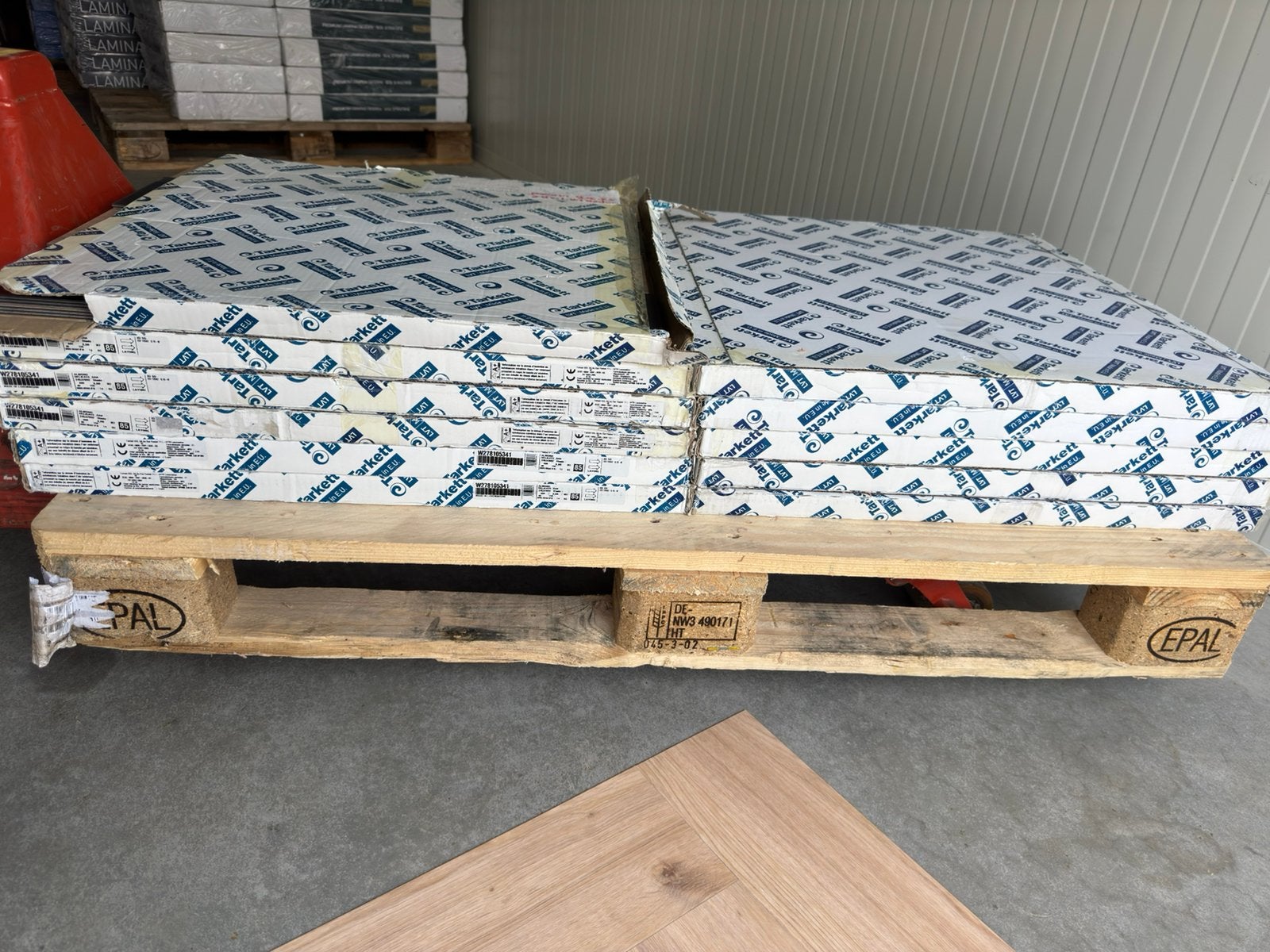 Tarkett Visgraat PVC Almond Oak | 39,6m² | €29,95/m², Kunststof, 50 tot 150 cm, Nieuw, 10 m² of meer
