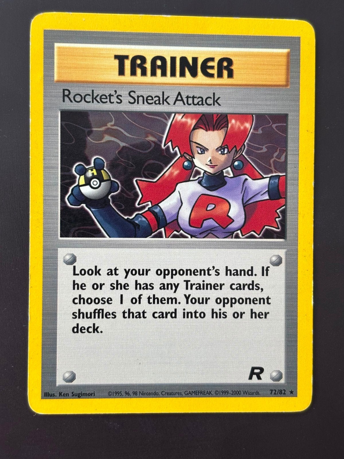 Rocket's Sneak Attack 72/82 Team Rocket pokemon, Verzenden, Zo goed als nieuw