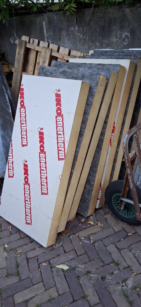 8 Isolatie platen van iko enertherm, Ophalen, Glaswol, 4 tot 8 cm, 15 m² of meer