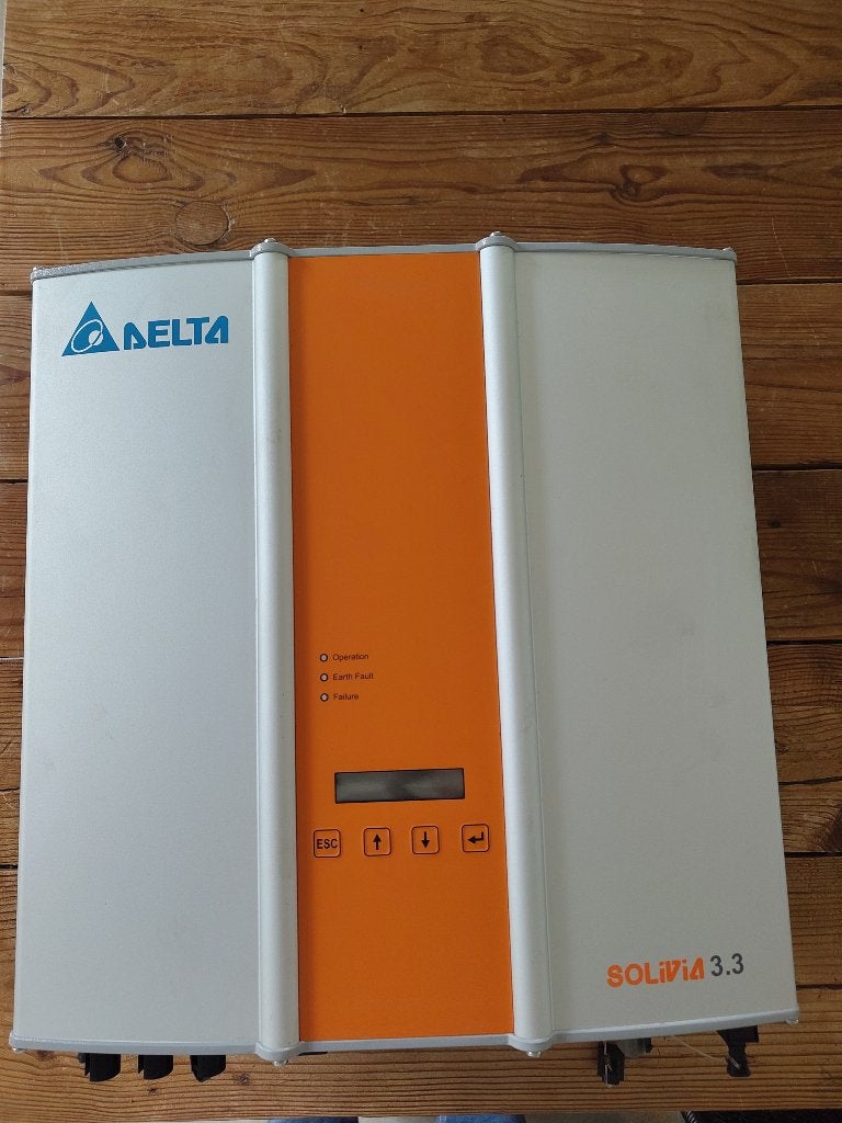 Delta Solivia 3.3 omvormer, Ophalen, Gebruikt