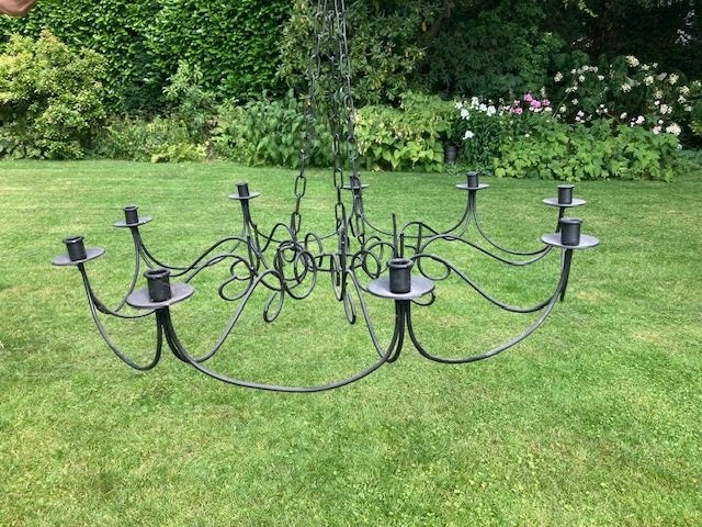 kaarskroonluchter, Tuin en Terras, Buitenverlichting, Ophalen, Zonne-energie, Gebruikt, Minder dan 50 watt