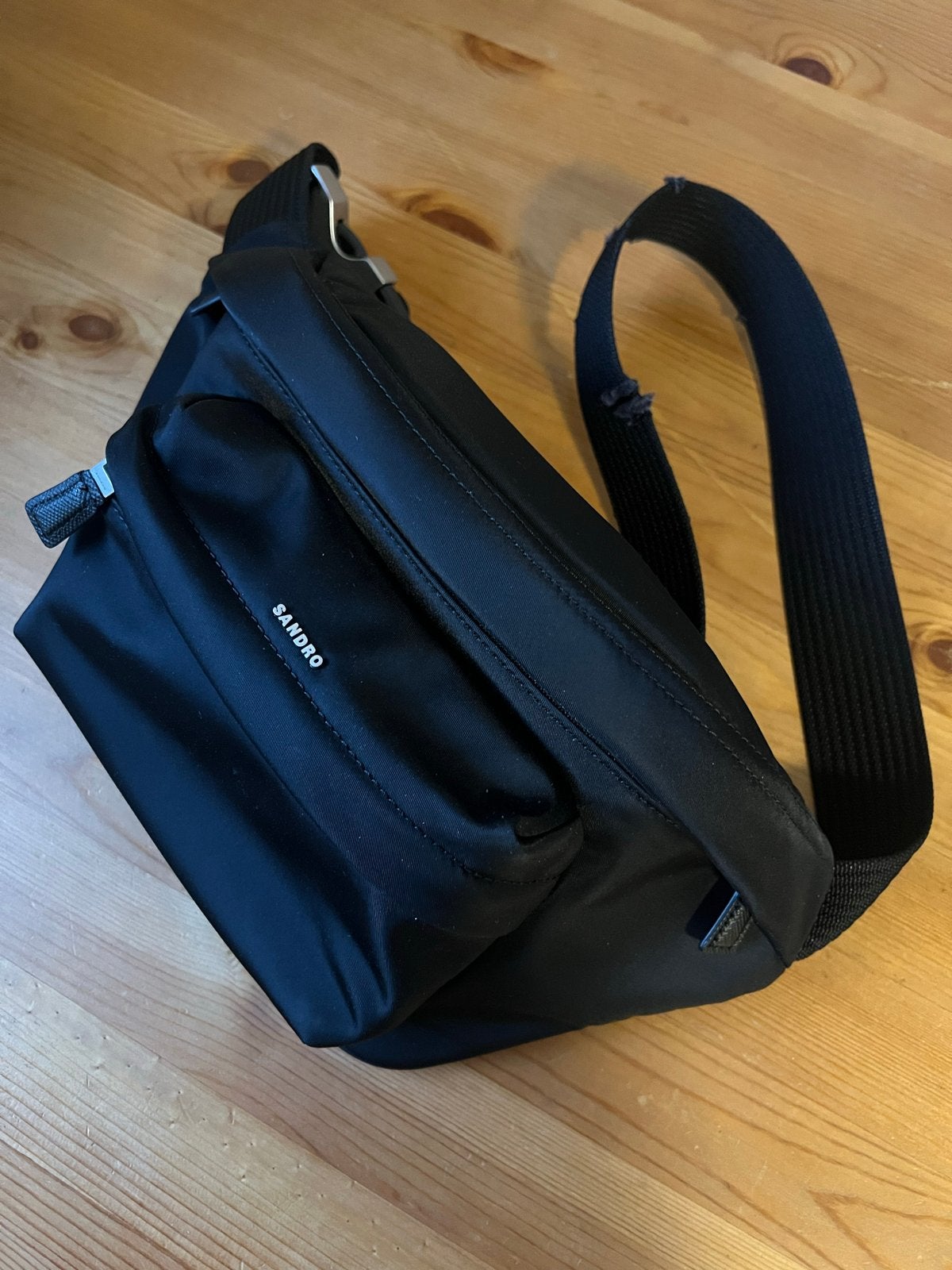 Sandro heuptas / crossbody tas zwart, Ophalen of Verzenden, Gebruikt, Zwart, Overige merken