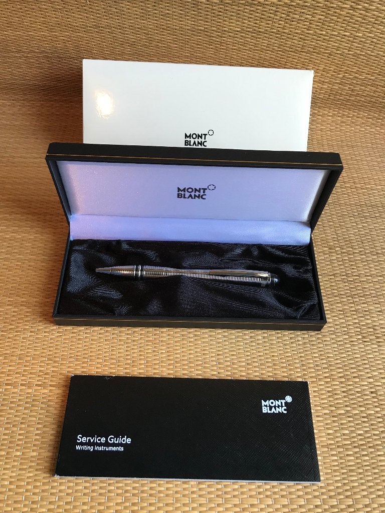 MONTBLANC STARWALKER METAL LINE STAINLESS STEEL NIEUW, Nieuw, Met doosje, Ophalen of Verzenden, Vulpen