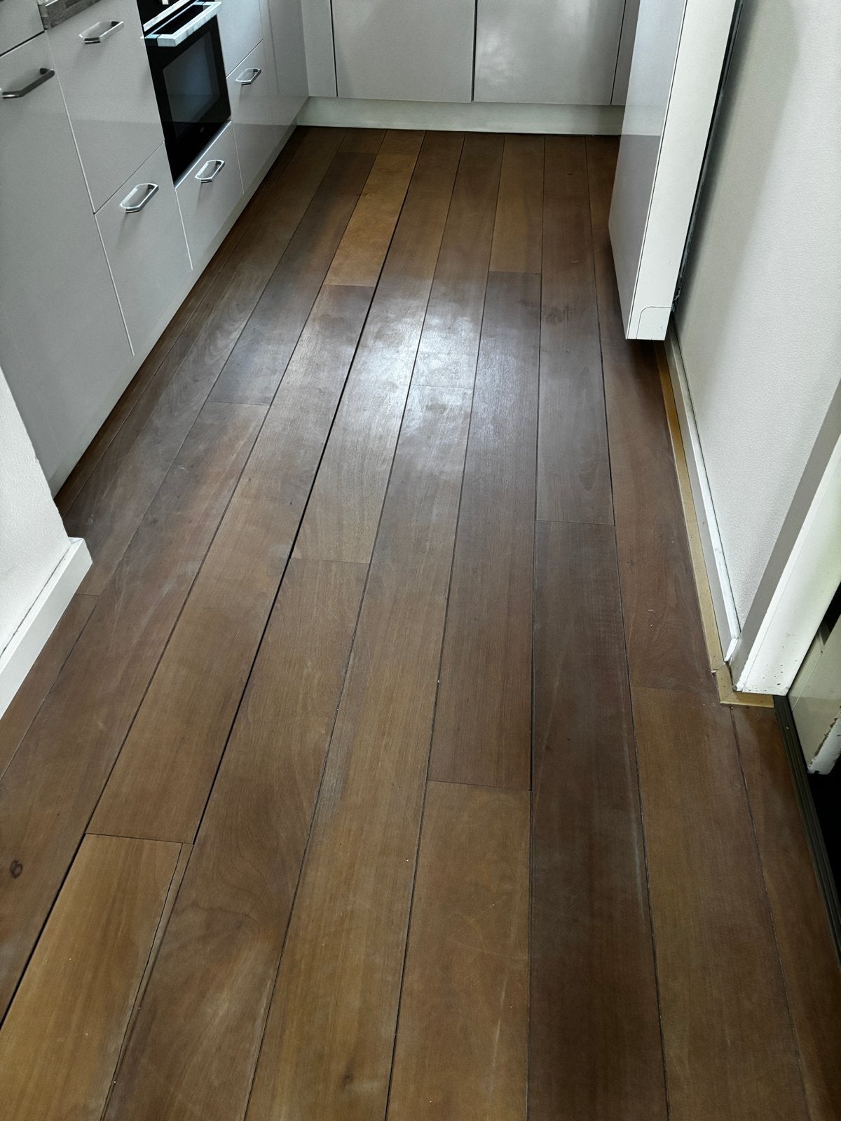 Massief Robijn Houten Parket Vloer 44m² - Zelf Demonteren, Gebruikt, 10 m² of meer, 10 tot 30 cm, Hout