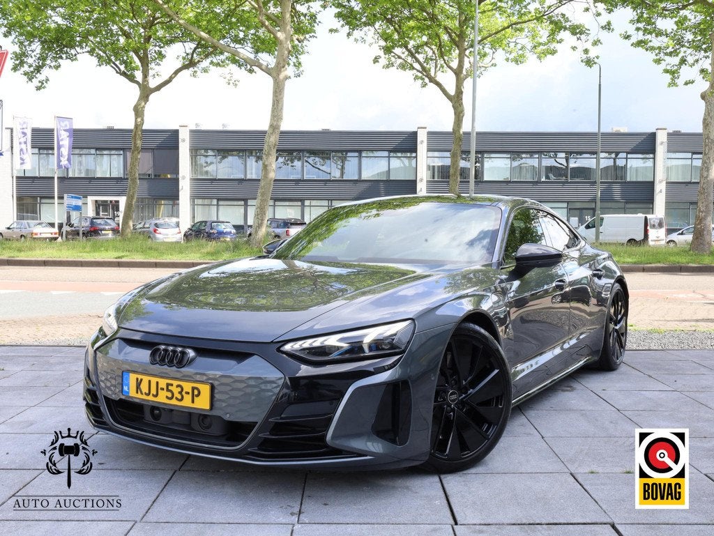 Audi e-tron GT RS 93 kWh 600PK | SOH 91% | Panodak | Leer |, Auto's, Audi, Automaat, Gebruikt, Zwart, 598 pk