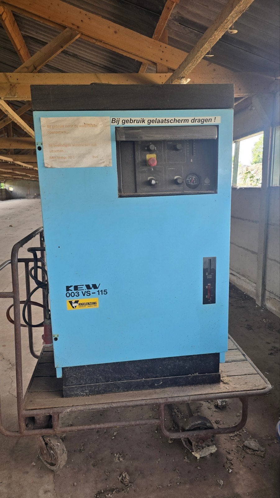 Stoomcleaner, 100 liter of meer, Ophalen of Verzenden, Gebruikt