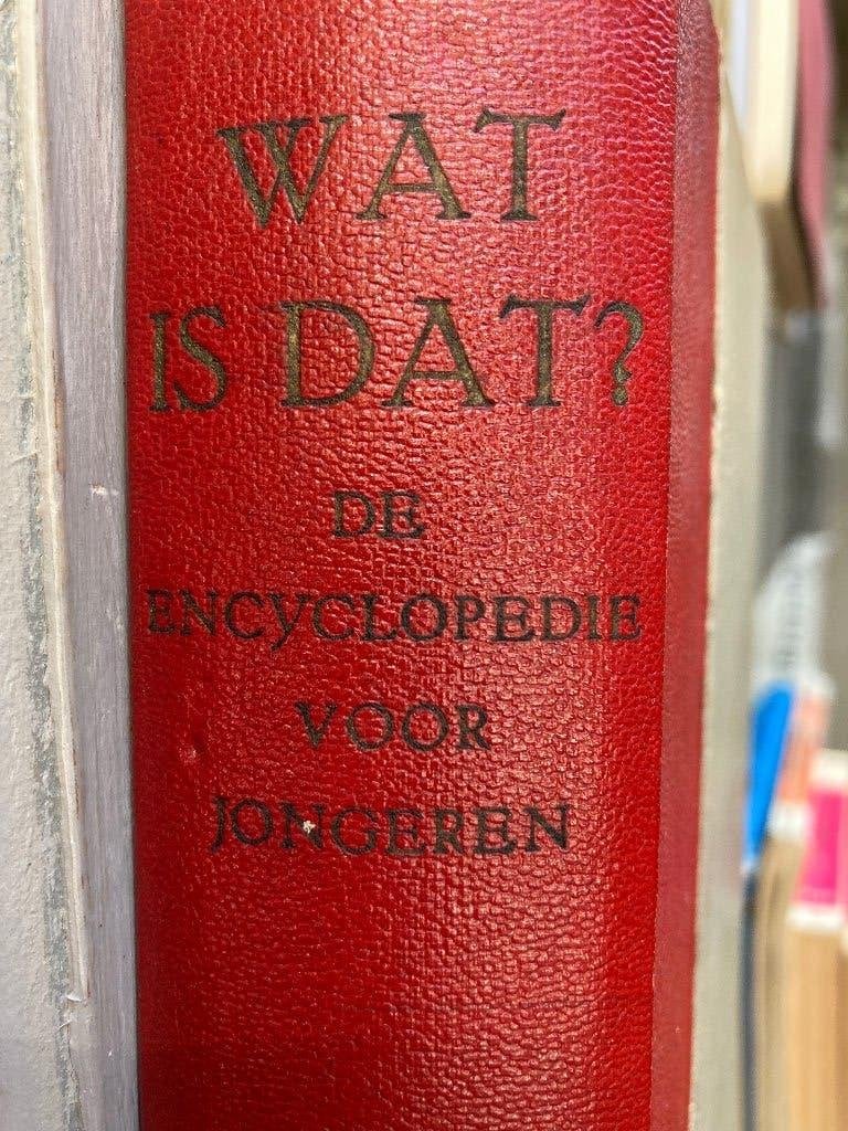 ouderwetse encyclopedie voor jongeren jaren 50, Boeken, Ophalen of Verzenden, 20e eeuw of later, Gelezen