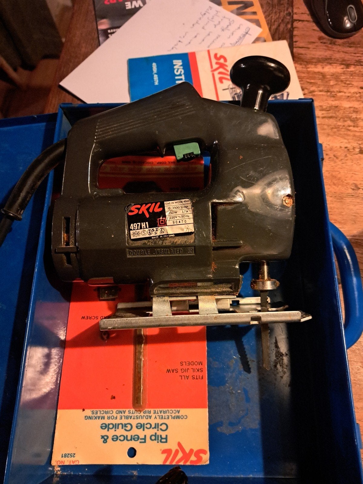 skil decoupeerzaag uit 1984, Ophalen, Decoupeerzaag, Zo goed als nieuw, 30 tot 70 mm