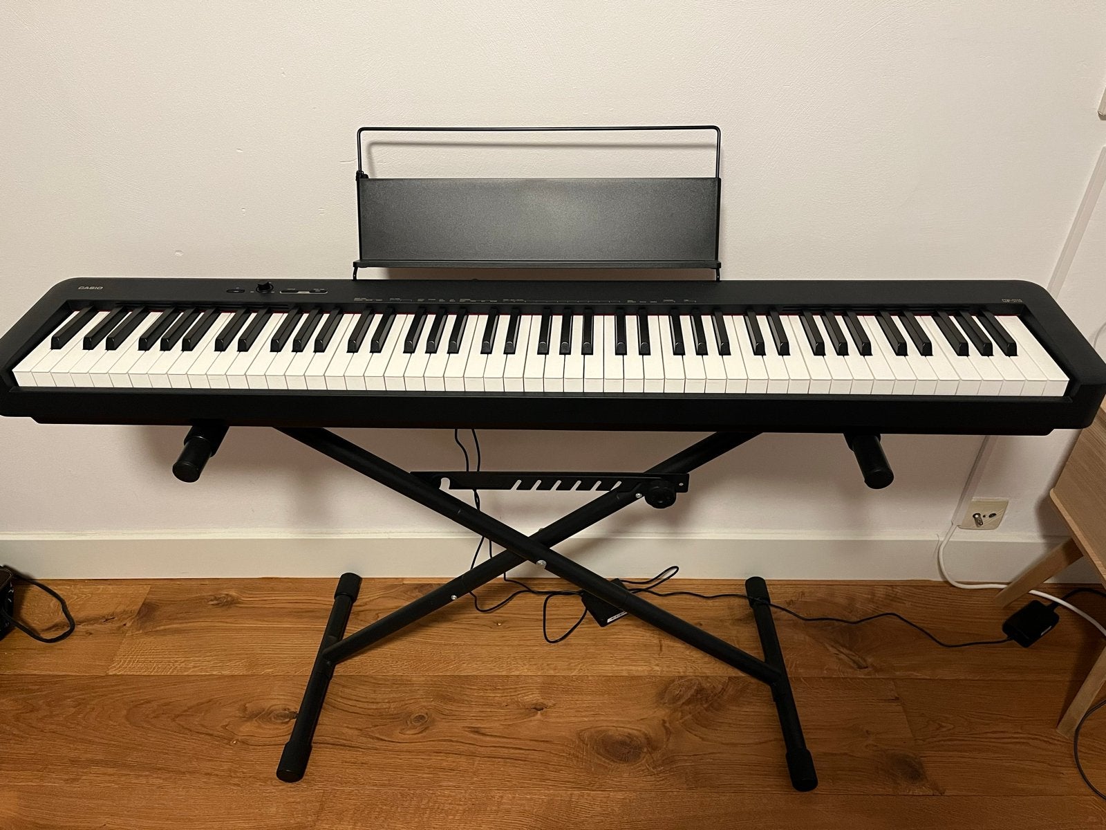 Casio CDP S110 Digitale Piano - Zwart, 88 Gewogen Toetsen, Muziek en Instrumenten, Piano's, Ophalen, Zwart, Digitaal, Zo goed als nieuw