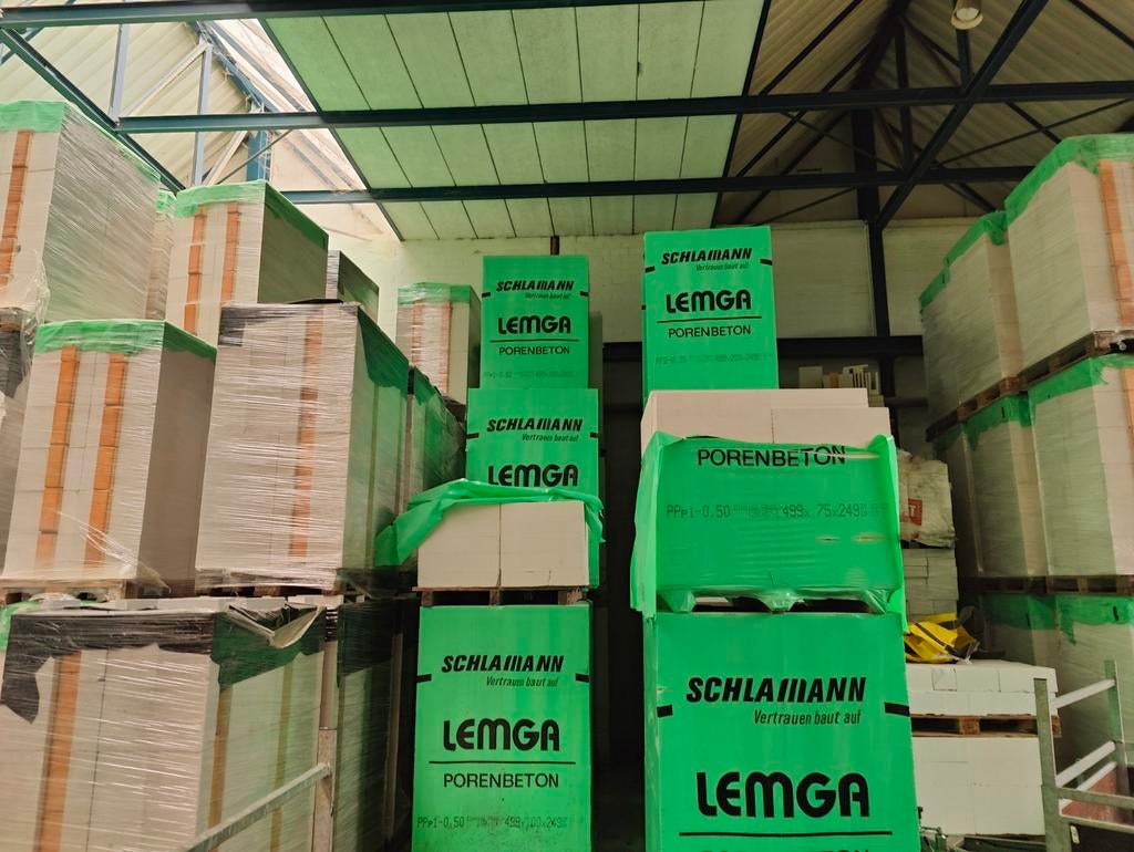Cellenbeton blokken nieuw - diverse maten, Doe-het-zelf en Verbouw, Metselstenen, Ophalen of Verzenden, Nieuw