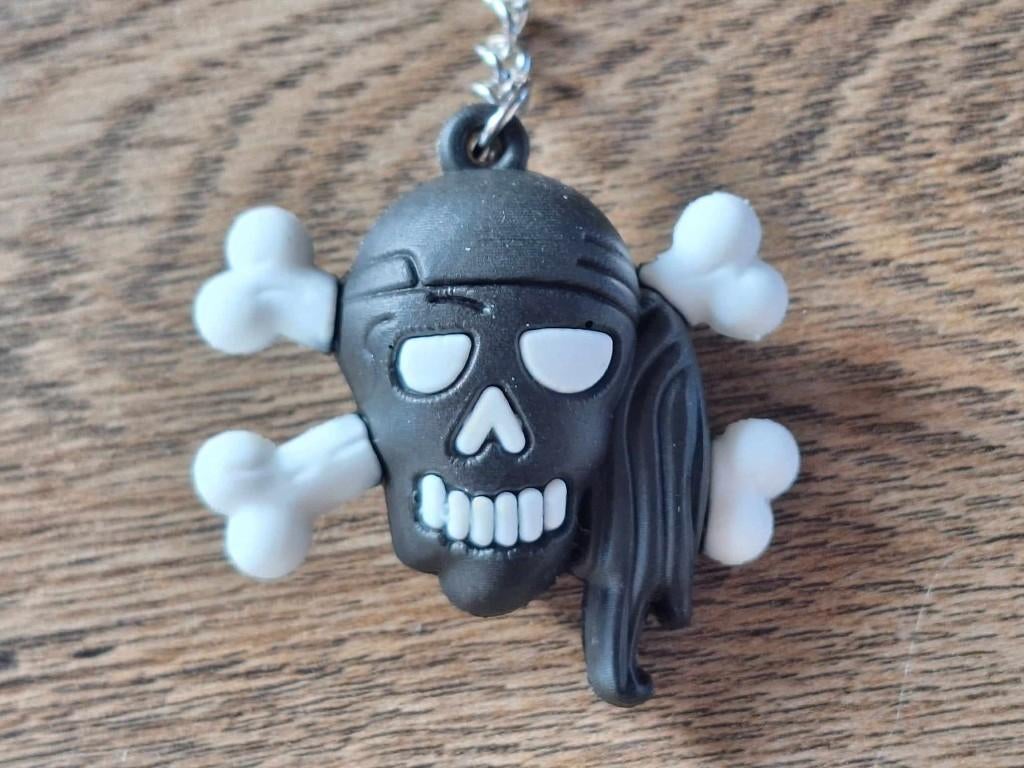 Sleutelhanger : Nightmare Before Christmas : Skull Head !!, Info@keycharms.nl, Overige typen, Nieuw, Medemblik