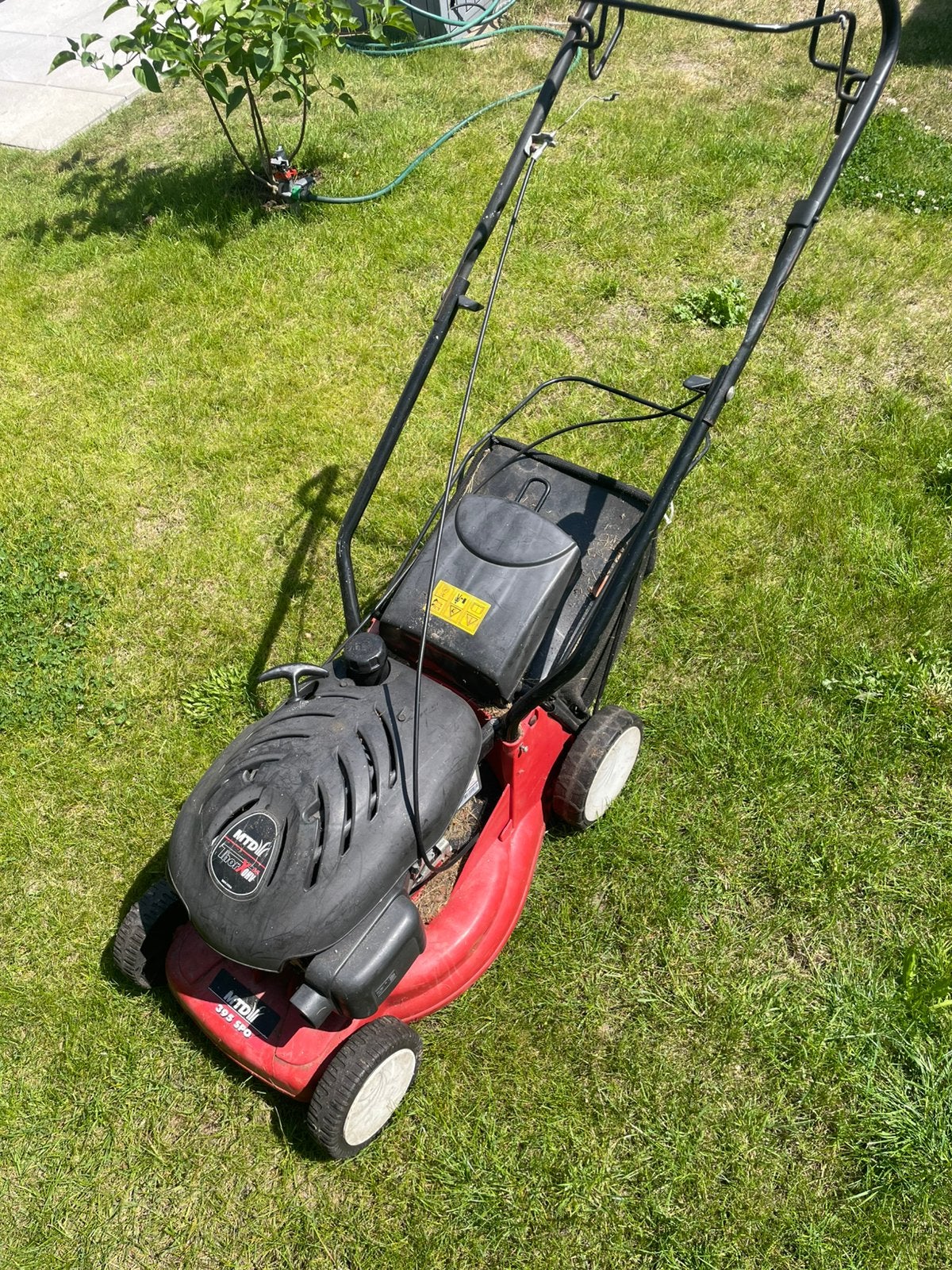Grasmaaier benzine, Tuin en Terras, Ophalen, Gebruikt, Benzine-grasmaaier