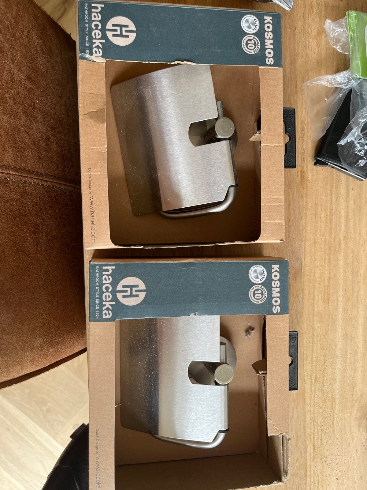 Haceka Kosmos Toiletrolhouders (2 stuks), Huis en Inrichting, Toilet-accessoire, Overige merken, Nieuw, Ophalen of Verzenden