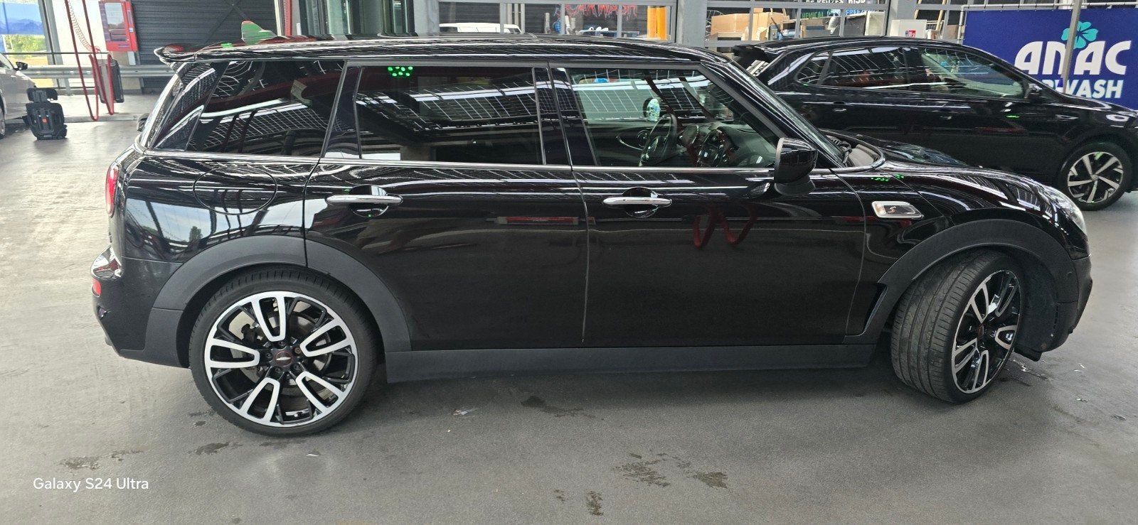 Mini Clubman 2.0 192pk Aut 2021 Zwart, Auto's, Mini, 1998 cc, Clubman, Zwart, Particulier