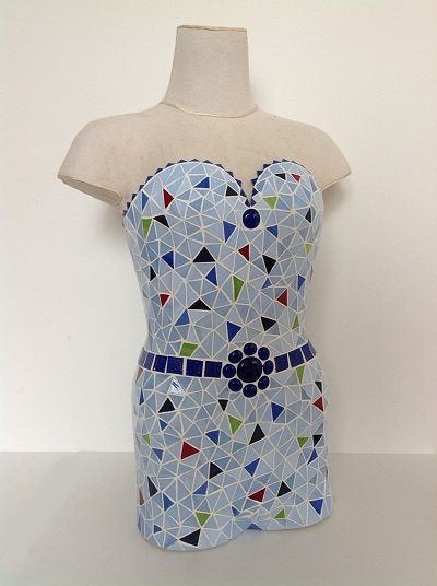 Dames torso mozaïek, Ophalen of Verzenden, Nieuw, Glas