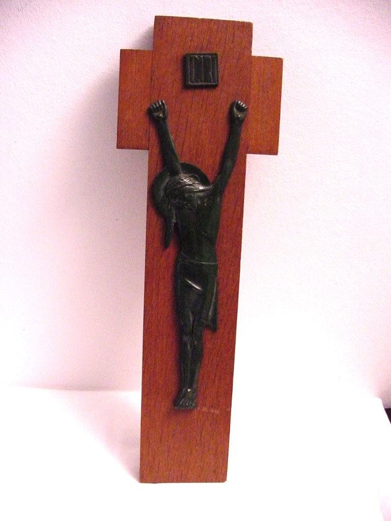 art deco kruisbeeld, Ophalen of Verzenden