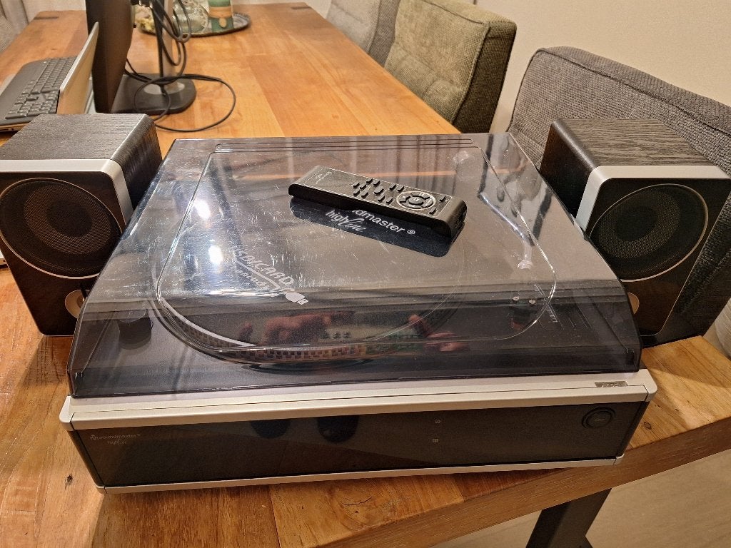Moderne platenspeler, Audio, Tv en Foto, Zo goed als nieuw, USB-aansluiting, Platenspeler, Ophalen