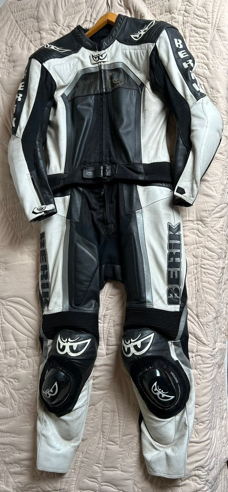 Berik leren combi, maat 52, Motoren, Ophalen, Tweedehands, Combipak