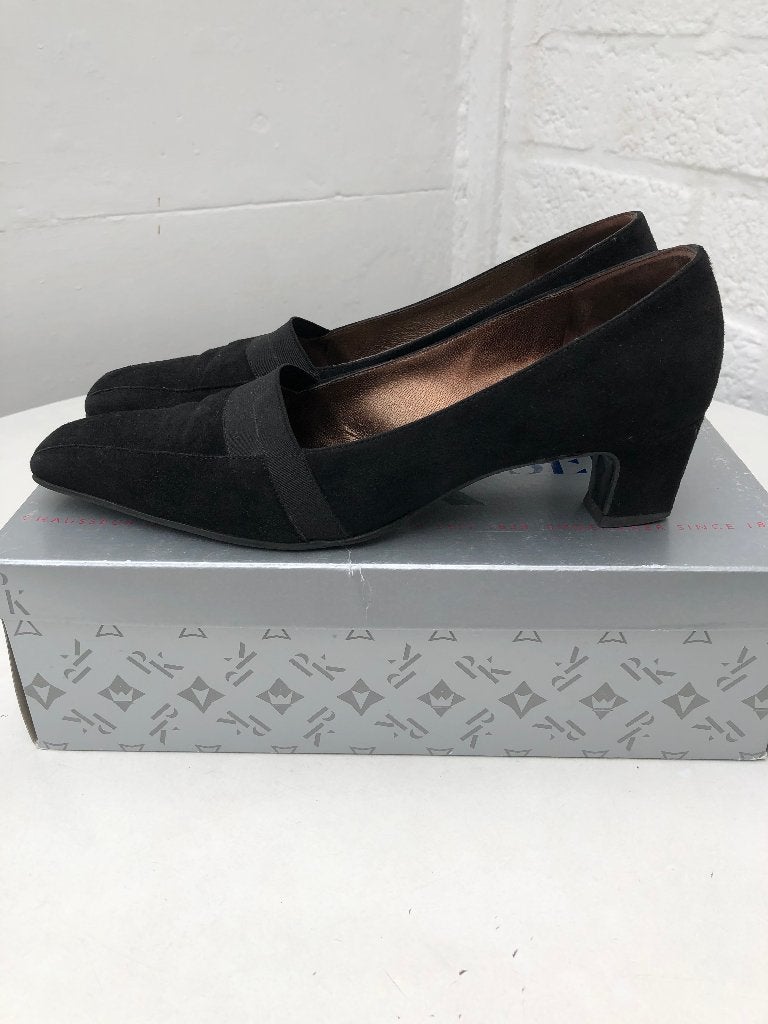 Peter Kaiser, suede schoenen, kleur zwart, maat 38, Peter Kaiser, Schoenen met lage hakken, Zwart, Ophalen of Verzenden