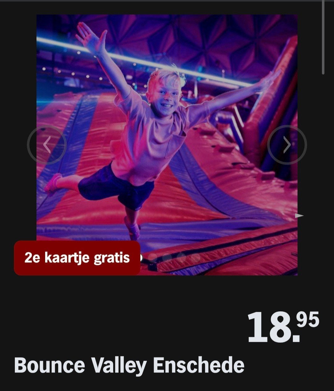 BOUNCE VALLEY ENSCHEDE ♡ 2e kaartje gratis (AH ACTIE), Overige soorten
