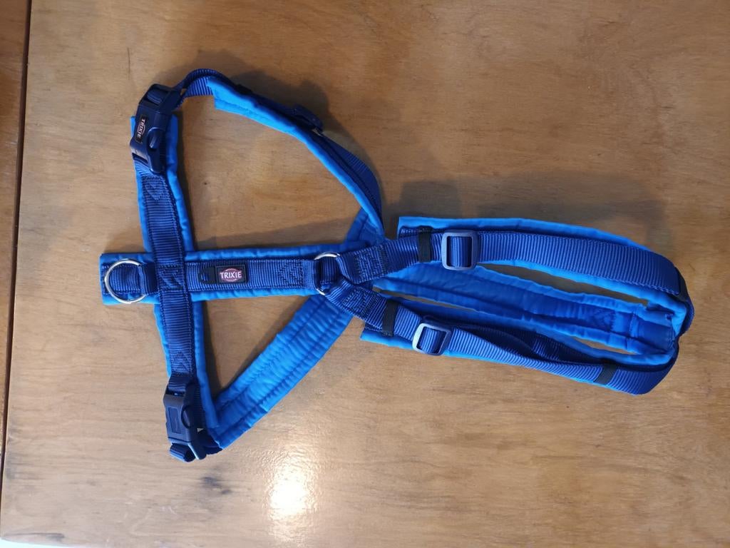 Trixie premium trekking Y tuig blauw nieuw, Ophalen of Verzenden, Nieuw