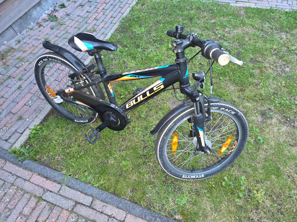 Bulls Tokee 20 inch kinderfiets met 3 versnellingen, Fietsen en Brommers, Ophalen, Velgrem, Bulls Tokee, 16 tot 20 inch