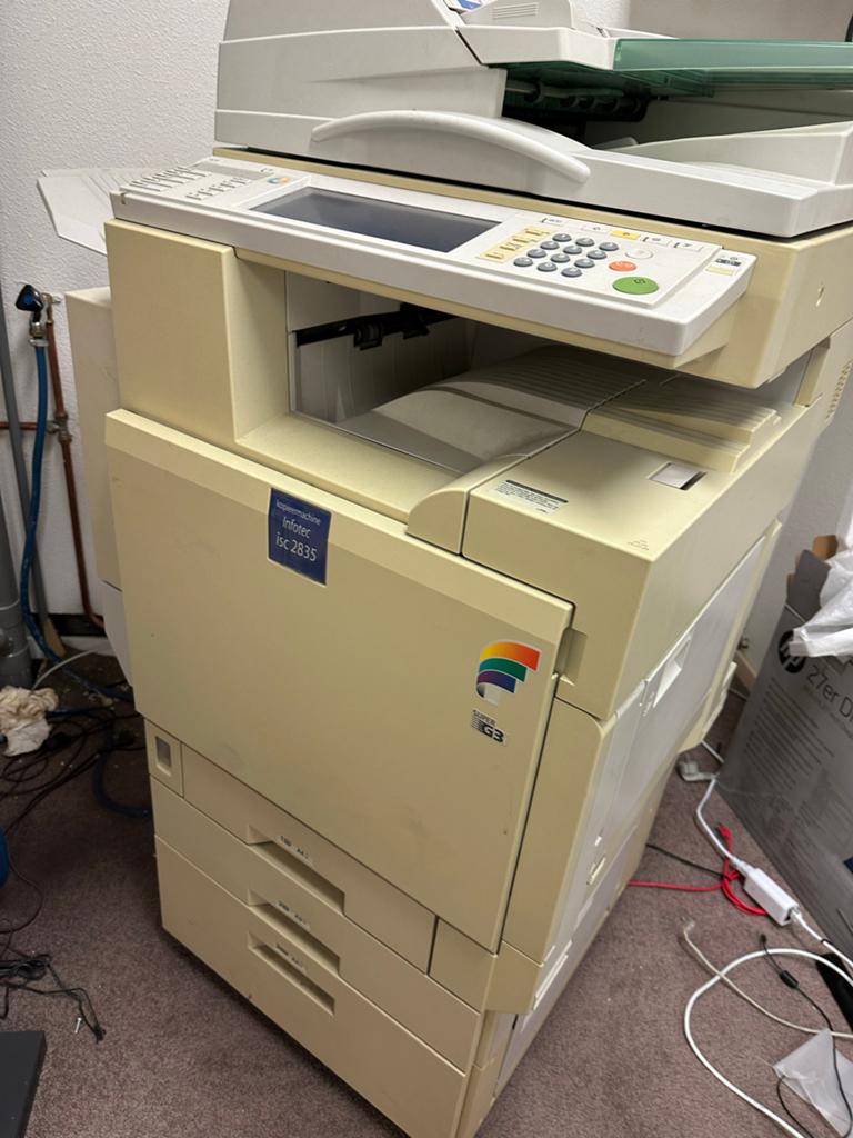 Infotec isc 2835 Kopieermachine - Multifunctioneel Apparaat, Computers en Software, Ophalen, Gebruikt, Kopieren, Kopieermachine