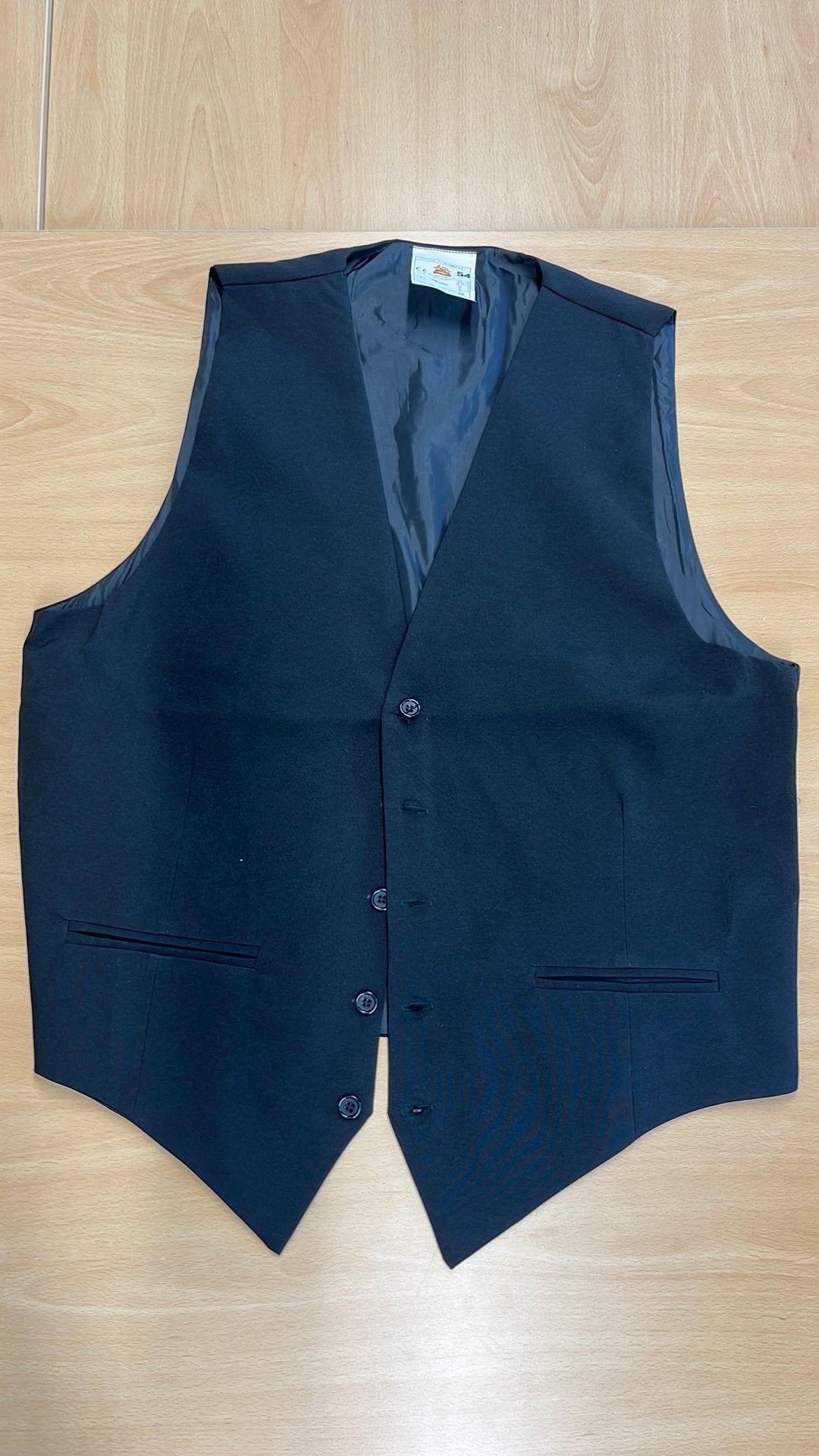 Zwarte gilets, Ophalen, Zo goed als nieuw, Maat 52/54 (L), Zwart