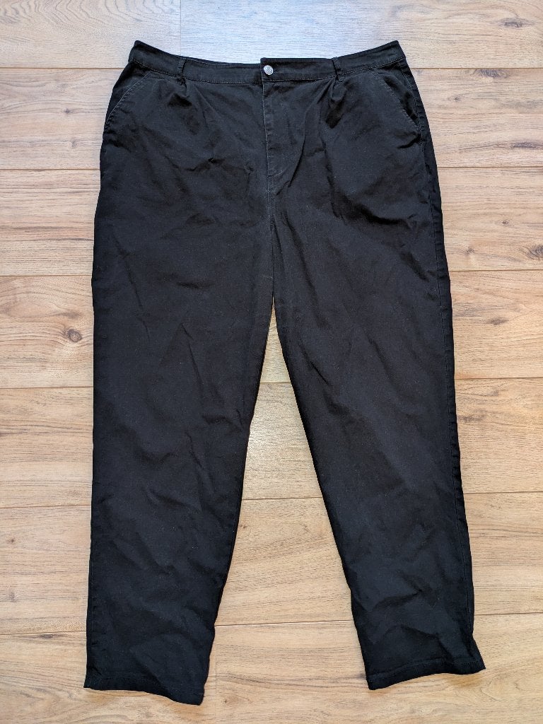 Asos Design Curve zwarte broek maat 46, Verzenden, Zwart, Zo goed als nieuw, Asos